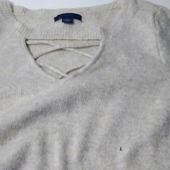 NWOT american eagle women's pull over sweater L - Picture 5 of 7
